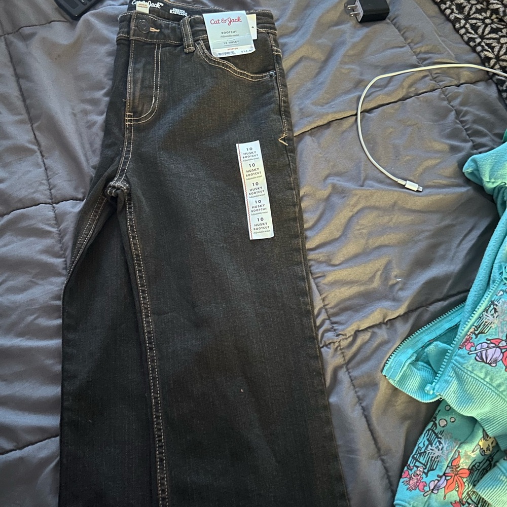 Cat & Jack boys Black Jeans